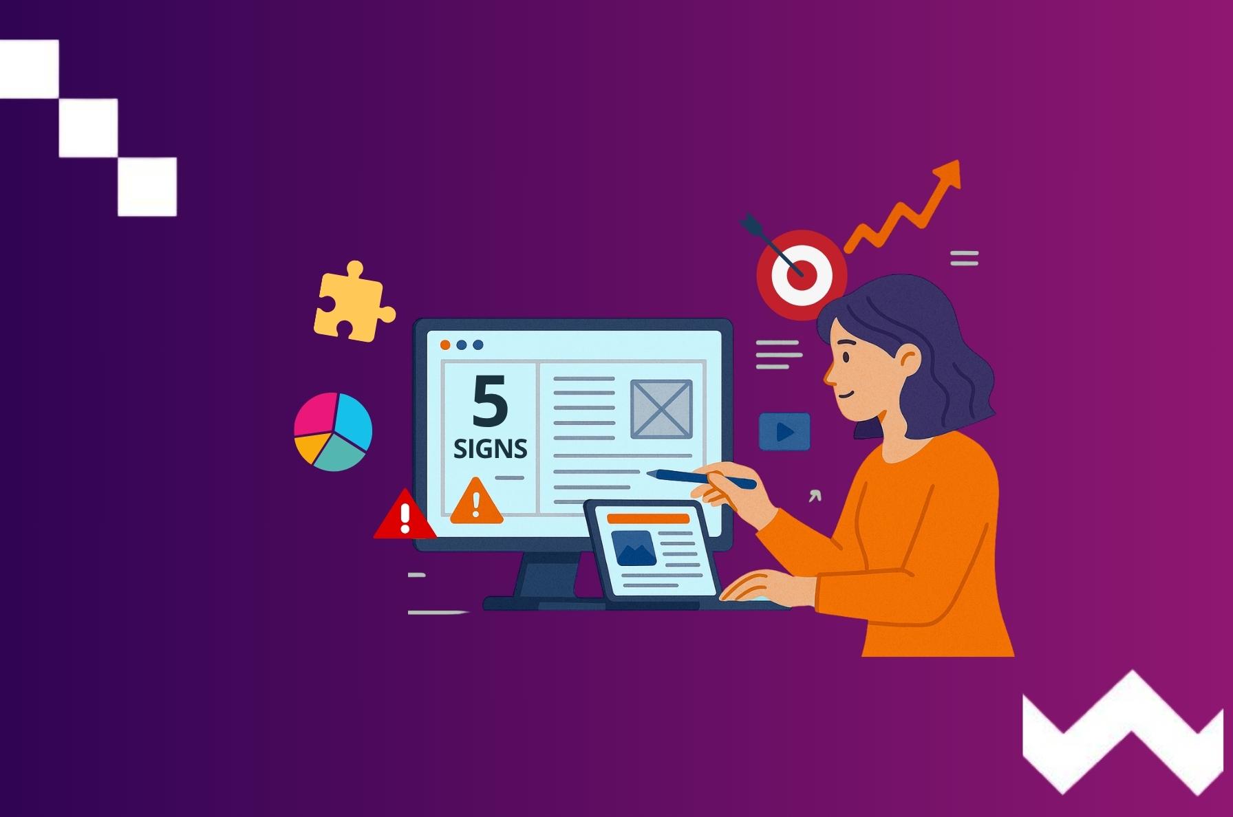 Image illustrating 5 Signs Your Website Needs a Redesign
