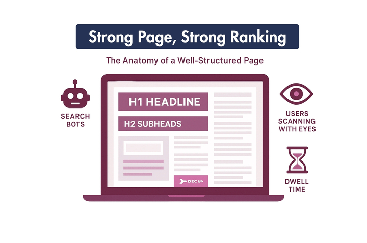 Image showing strong On Page SEO and strong rankings.